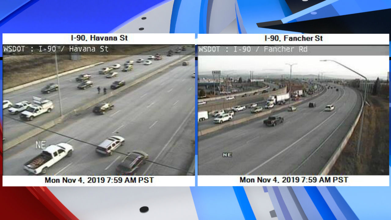 I-90 WB crash Nov. 4 2019